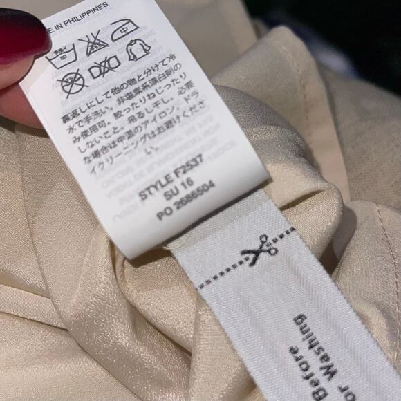 J. Crew Shift Dress Linen Gold Mini - Picture 10 of 11